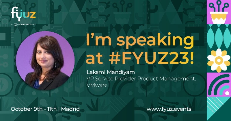 VMWTelcoCloud's tweet photo. Simplify and scale your network at #FYUZ23 in Madrid next week! 🌐 Come see us at STAND 7, set up a meeting with our experts or join our speaking sessions with @spellicy, @lakshmi_mandyam, Michael McGroarty and Ari Uskudar: https://t.co/OYywOmpFCt