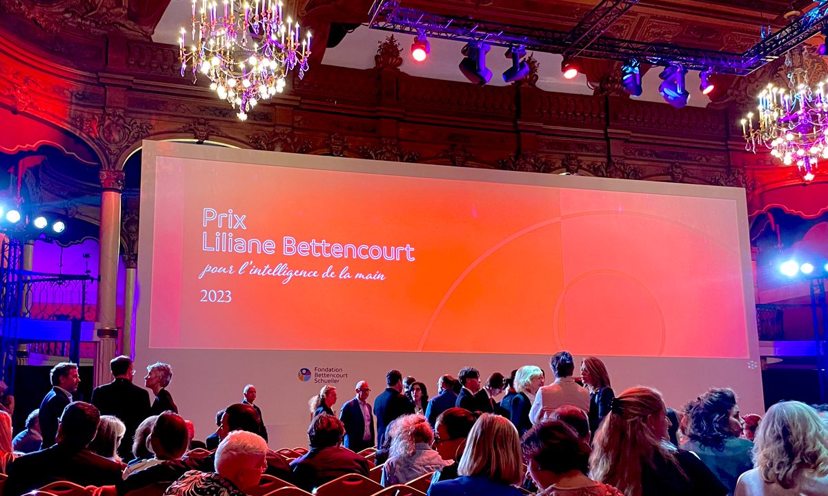 Hâte de découvrir les lauréats 2023 du Prix Liliane Bettencourt pour l’Intelligence de la Main 🤩