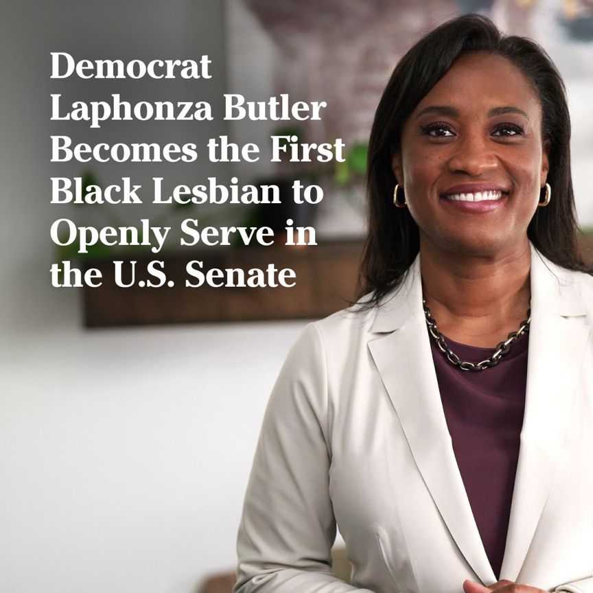 It’s a historic day. Congratulations Senator Laphonza Butler.