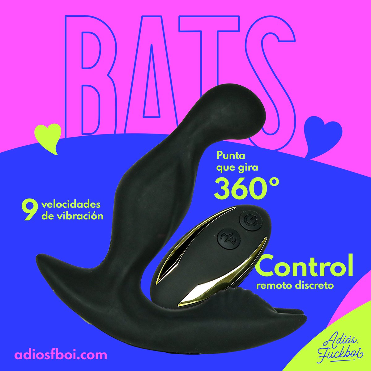 adiosfboi's tweet photo. Sigiloso, doblemente placentero y el más flexible... ¿Ya conoces a Bats? Nuestro estimulador del punto P con control remoto para jugar en solitarix o en pareja 🙈💥 

Pídelo aquí https://t.co/kx8dOtlUfJ https://t.co/EiGFChLIB4