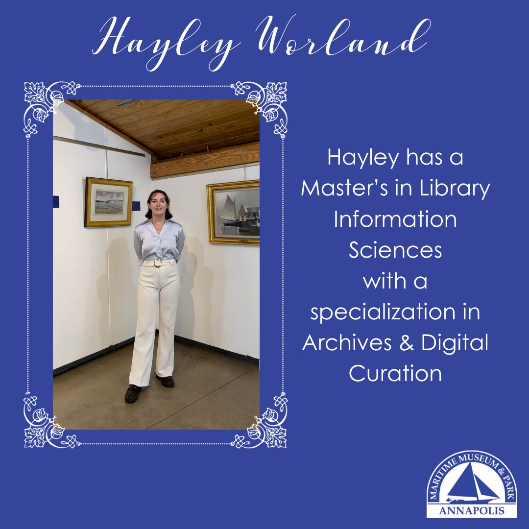 October is American Archives Month!
Our Curator of Collections, Hayley Worland, will be participating in Society of American Archivists' #AskAnArchivist day on October 11th. Get your questions ready & help us celebrate the world of archives!
#archives #maritime @archivists_org