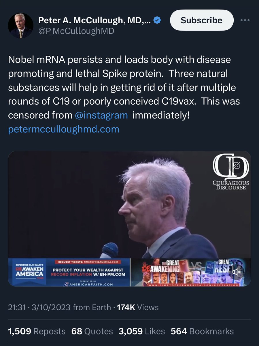 QuackDetector's tweet photo. How to trigger a quack, Nobel edition
#QuackCole
#QuackMcCullough
#QuackRogers https://t.co/Xj7rF9Wy4M