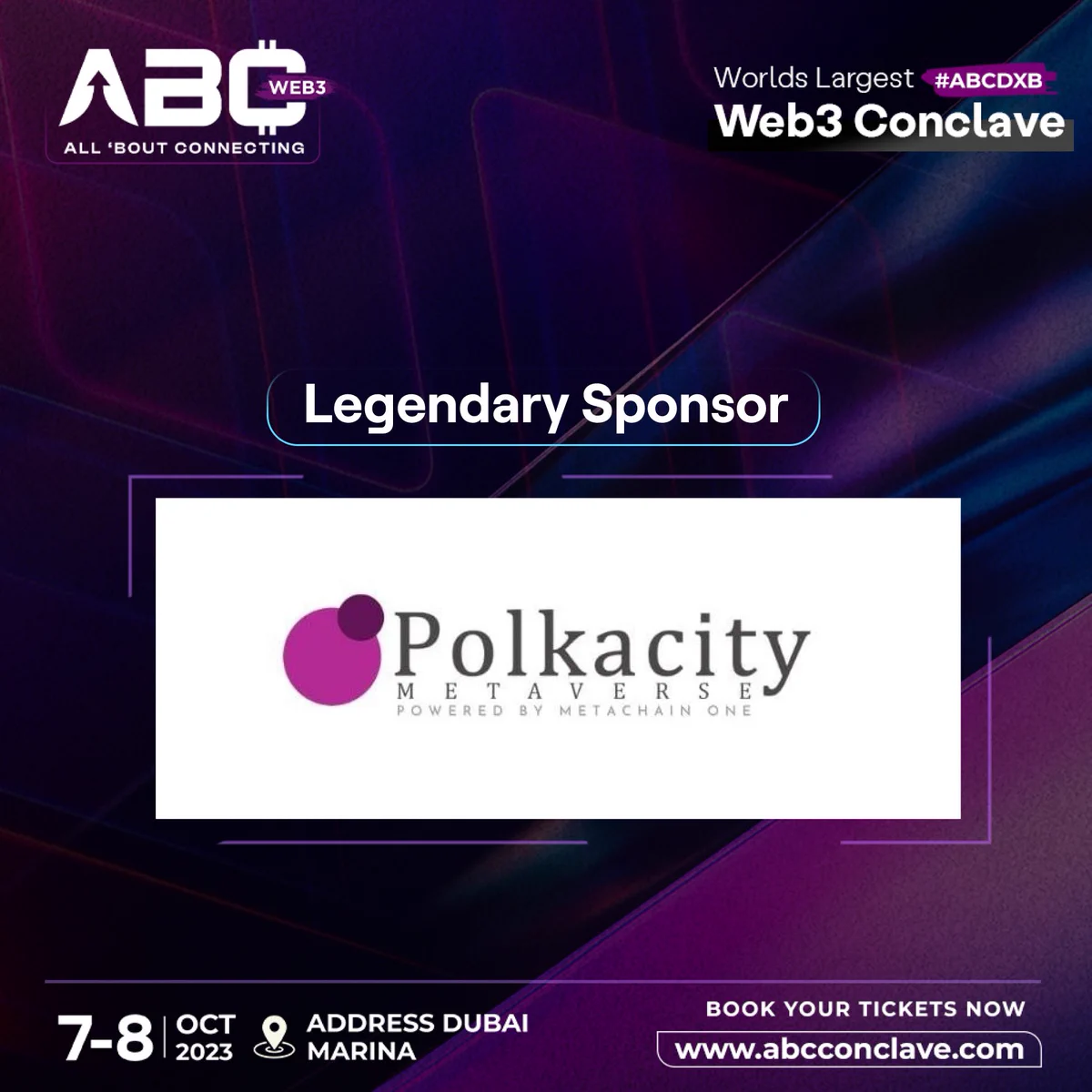 #ABCDXB #ABCConclave #ABCWeb3 #DMCC #LetsTalkCrypto #BlockchainTalks #CryptoInsights #ABCDubai #Crypto #ABC2023 #Fintech #CryptoNews #NFT #DeFi #Web3 #FutureTech #Web3Community #BlockchainEvent #CryptoFestival #Dubai #CryptoEsports #CryptoCosplay #Hackathon #CryptoLeaders #CryptoDubai #NFTABC #DeFiABC #Web3ABC #ABCDeFi #ABCWeb3 #DWTC #DubaiEvents #DubaiBlockchain #DubaiNews
