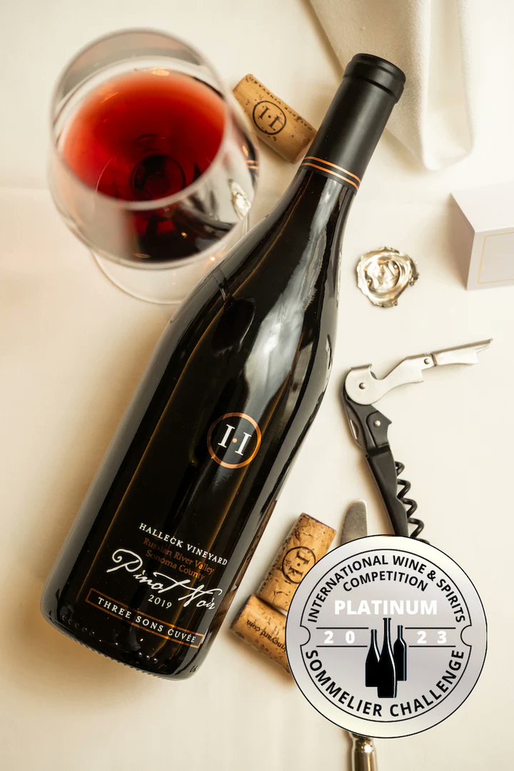 Just saw this on <a href="/HalleckVineyard/">Halleck Vineyard</a>'s website, announcing their Platinum Award won at the 2023 Sommelier Challenge International Wine &amp; Spirits Competition!   
Would love to see other wineries promoting their SommelierChallenge.com awards!