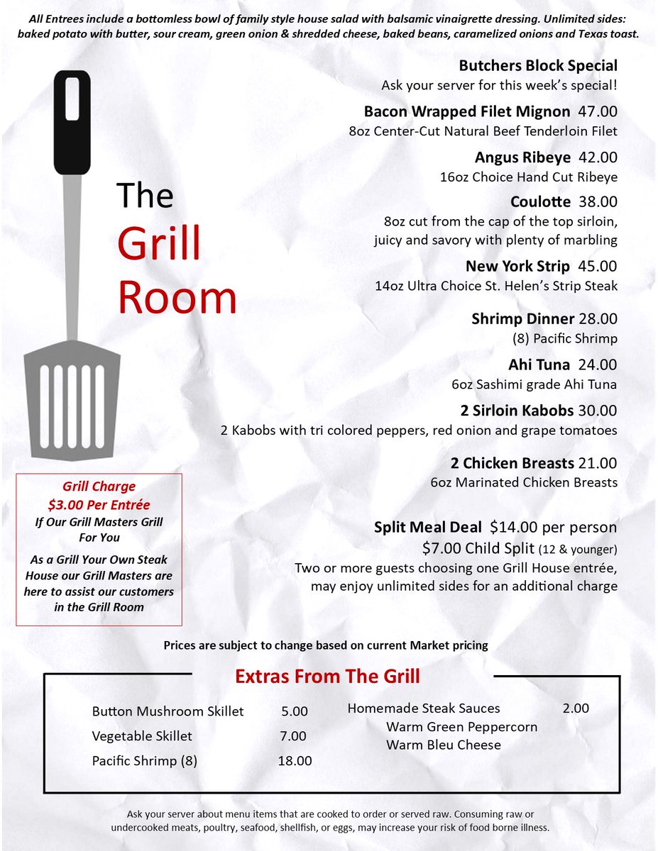 TheGrillHouse's tweet photo. The change in seasons brings a change in menu. We rolled out our Fall/Winter Pub and Grill Menus' today. Take a look 👀

https://t.co/ASBJYkgKVL https://t.co/XwZpO9tJPx