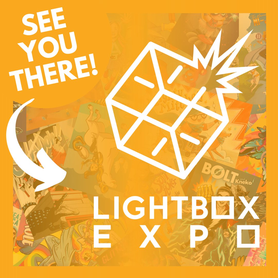 Look out Lightbox 2023 - we're coming back this year for even more fun! This time we have a PANEL, Saturday Oct 28th @ 11:45am in room 204. So bring your friends and come say hello! 
#lightboxexpo2023 #lbx2023