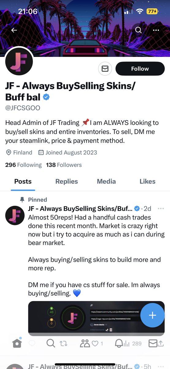 aBeeQew - Buying Skins tweet media