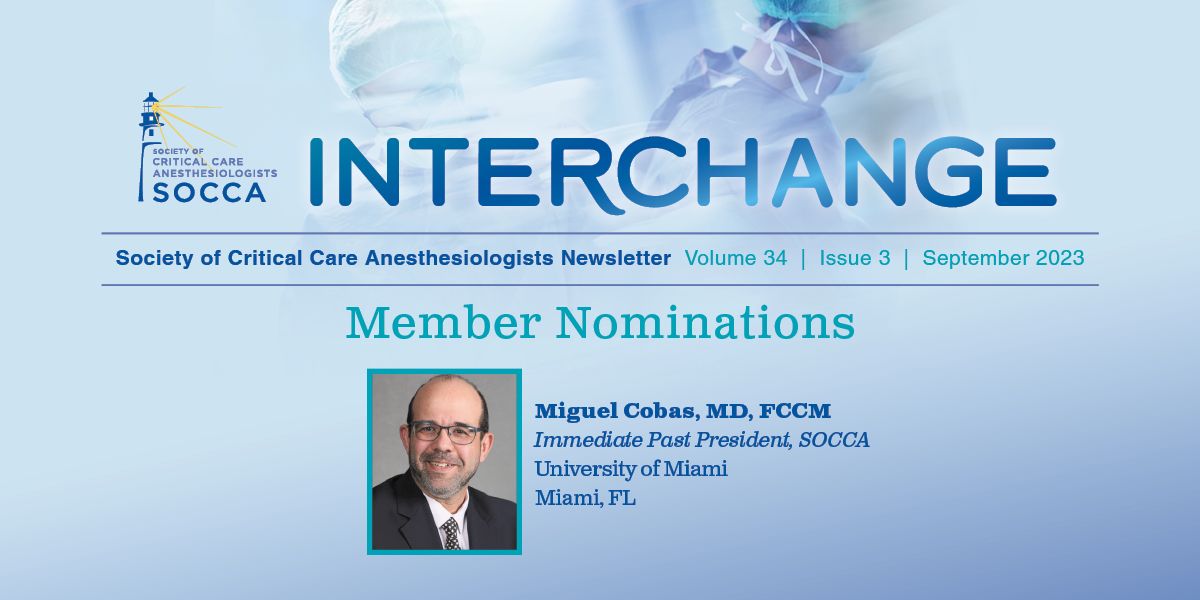 Society of Critical Care Anesthesiologists (@socca_critcare) on Twitter photo "The strength of SOCCA is the wealth of talent and energy of its members. One of the ways to serve the Society is through volunteer activities." Read more from <a href="/docmcobas/">Miguel Cobas, MD, FCCM 🇺🇸🇻🇪</a> in SOCCA Interchange: buff.ly/3Q0R4uD <a href="/madihasyed85/">Madiha Syed</a> "The strength of SOCCA is the wealth of talent and energy of its members. One of the ways to serve the Society is through volunteer activities." Read more from <a href="/docmcobas/">Miguel Cobas, MD, FCCM 🇺🇸🇻🇪</a> in SOCCA Interchange: buff.ly/3Q0R4uD <a href="/madihasyed85/">Madiha Syed</a>
