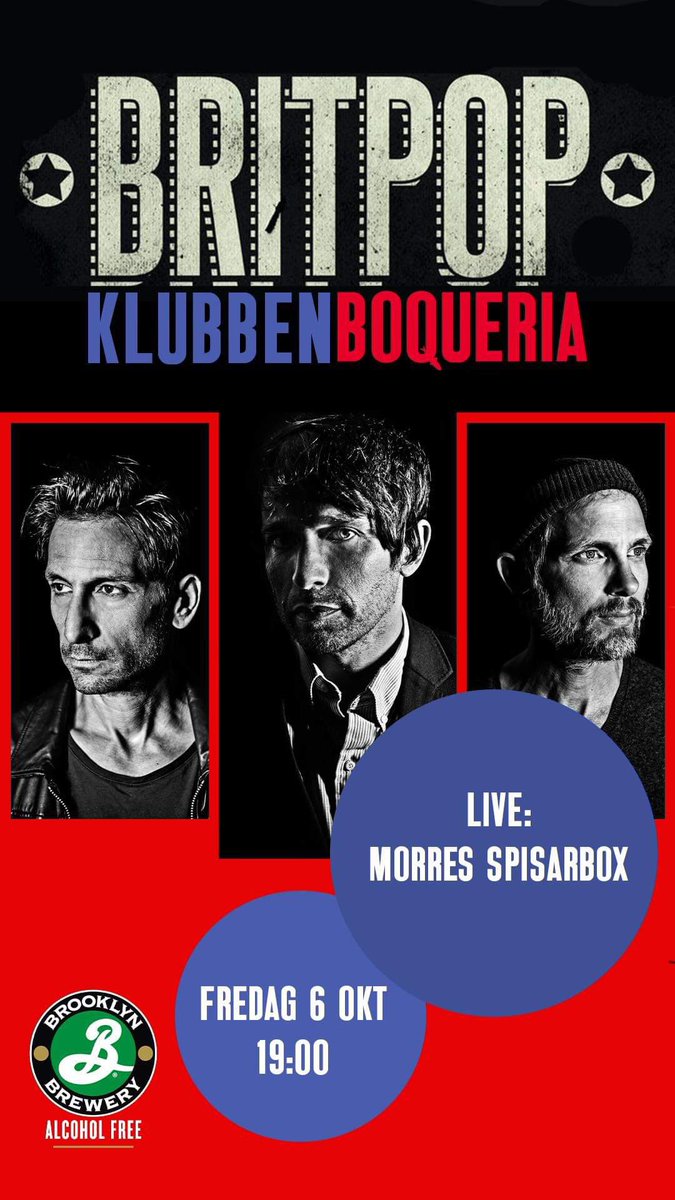 This friday #MorresSpisarbox will participate in a brittish themed night &amp; play stuff we usually dont play…like ”modern” songs plucked from 89-02
Shall be fun! #jellycrystal #junodenar also pick covers, several djs, fish &amp; chips, party! 🇬🇧🍻7pm! 
facebook.com/events/s/britp…