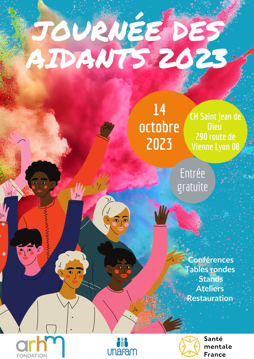 ARHM (@fondationarhm) on Twitter photo Première journée des aidants organisée par la <a href="/FondationARHM/">ARHM</a> le samedi 14 octobre à Lyon : une journée de rencontres à destination des #soignants, des #aidants et des proches de personnes concernées par un #trouble #psychique. <a href="/Unafam/">Unafam</a> 69 <a href="/SanteMentaleFr/">Santé mentale France</a> Première journée des aidants organisée par la <a href="/FondationARHM/">ARHM</a> le samedi 14 octobre à Lyon : une journée de rencontres à destination des #soignants, des #aidants et des proches de personnes concernées par un #trouble #psychique. <a href="/Unafam/">Unafam</a> 69 <a href="/SanteMentaleFr/">Santé mentale France</a>