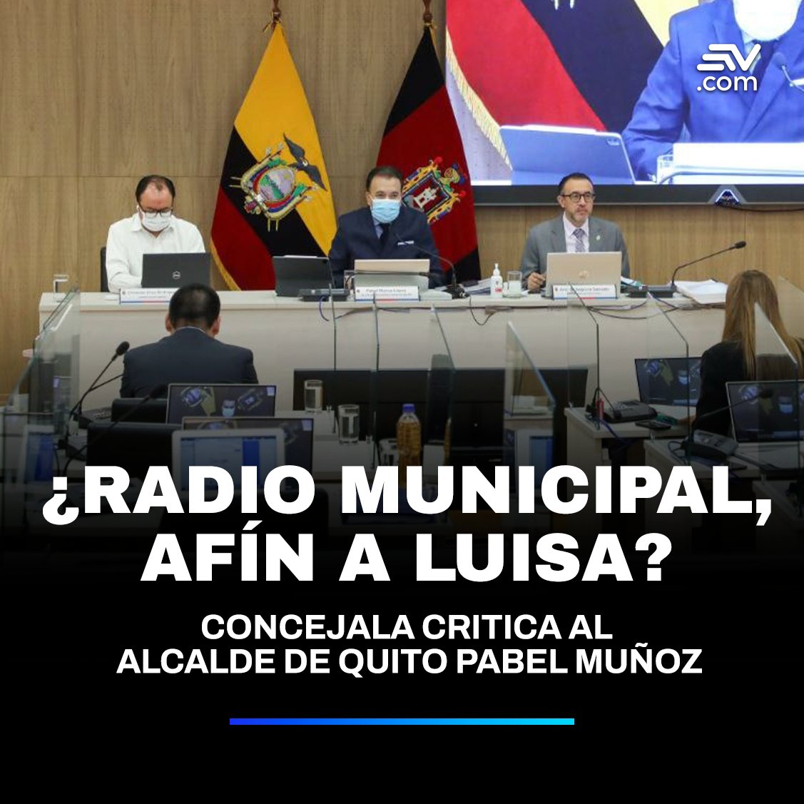 EcuavisaInforma's tweet photo. #Quito | 📌 No es la primera vez que Pabel Muñoz recibe cuestionamientos por hacer proselitismo a favor de la Revolución Ciudadana desde instancias del Municipio capitalino. 📻

Más detalles ▶️ https://t.co/pia5BfiB7V https://t.co/fqx0XbPeeg