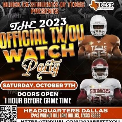BlackUTNetwork's tweet photo. Here are some places to be this weekend in Dallas! Thanking @djdontizl 🤘🏾#TXOUWeekend #HookEm https://t.co/z4GvZrOniy