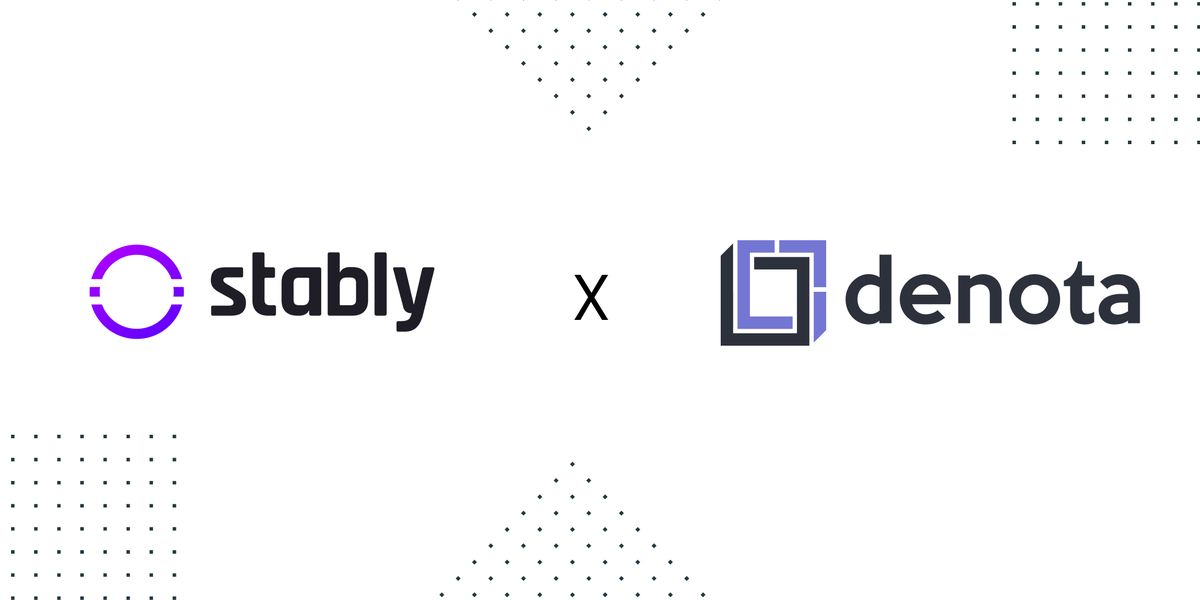 🤝 Thrilled to announce our partnership with <a href="/Stably_Official/">Stably</a>! We're bringing our cutting-edge reversible onchain solutions to their innovative fiat onramps. Here's to the future of safer, smarter, and more efficient #Web3 transactions. #Crypto #Denota