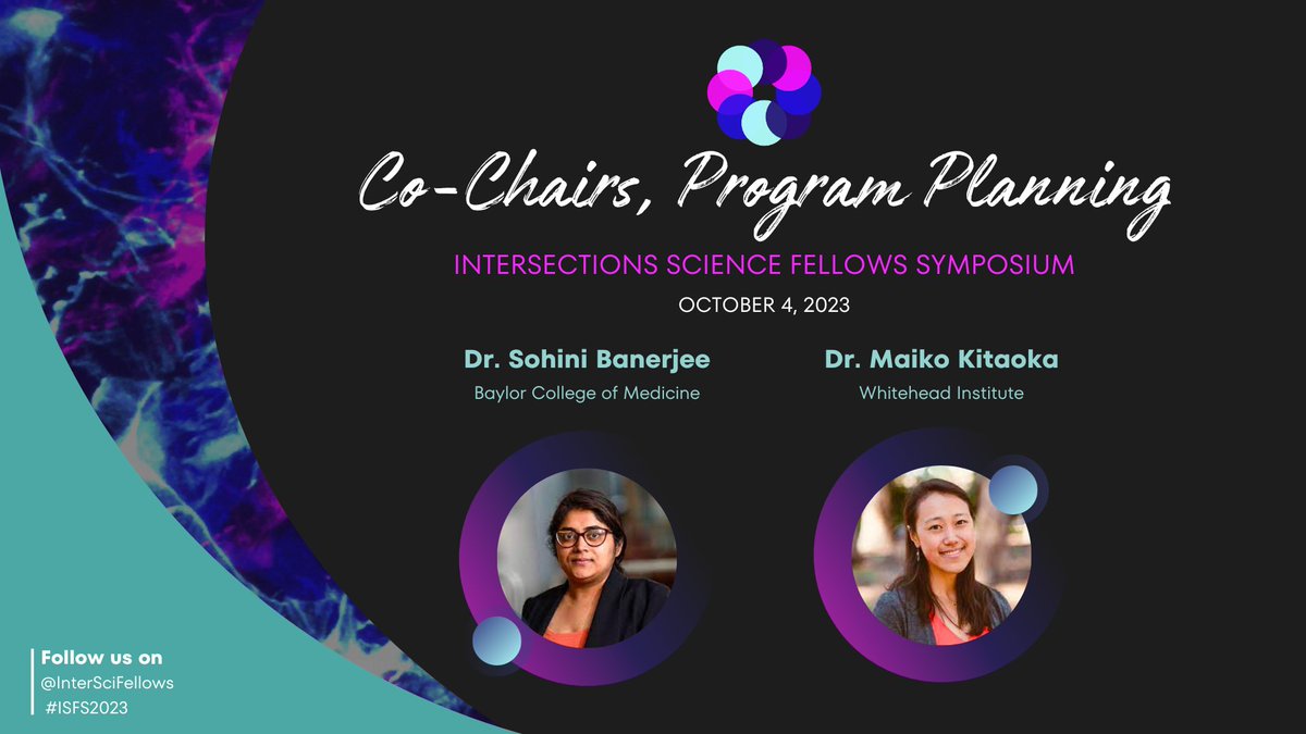 InterSciFellows's tweet image. What an exciting day of science and community! #ISFS2023 Day 1 has been amazing. We are closing todays events with remarks from Co-chairs of the Program Planning Committee, @SohiniBanrjee &amp;amp; @MaikoKitaoka. Shout out to the Committee for planning and organizing a wonderful event!