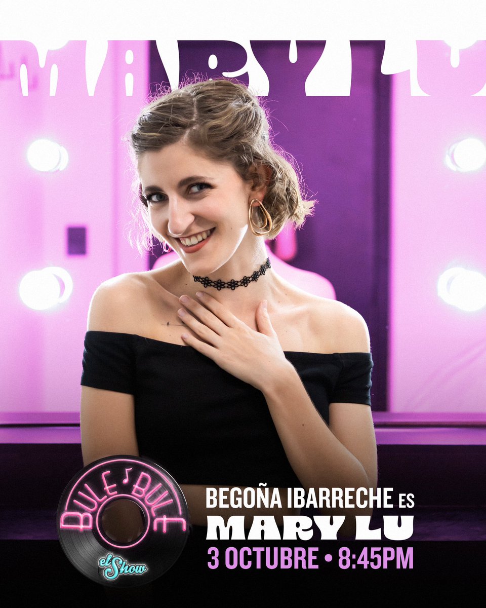 💿Tenemos noticias

👉🏼Le deseamos todo el éxito a #CarolinaHeredia en los #premiosacpt 👏🏼

👉🏼Y hoy subirá como Mary Lu <a href="/begoiba/">Begoña Ibarreche</a> ¡será una gran función! 

Nos vemos hoy en #bulebuleelshow 🎙️
Boletos aquí👉🏼 bit.ly/BuleBule-ElShow