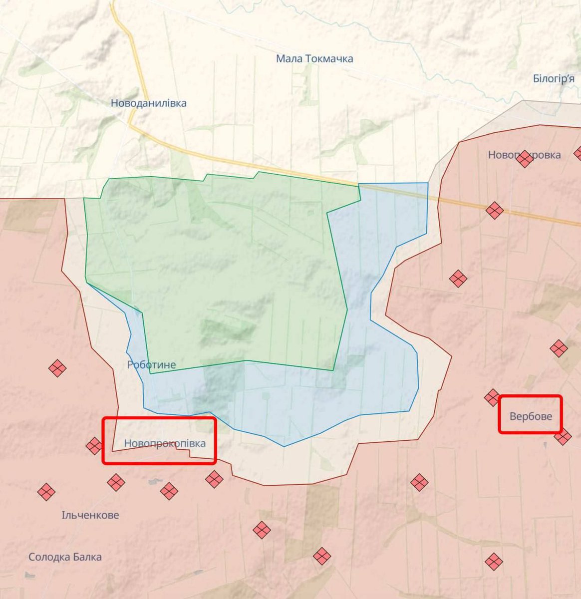 Virginie2R's tweet image. Les forces de défense progressent dans les secteurs de #Novoprokopivka et de #Verbove, a déclaré Oleksandr Tarnavskyi, commandant.