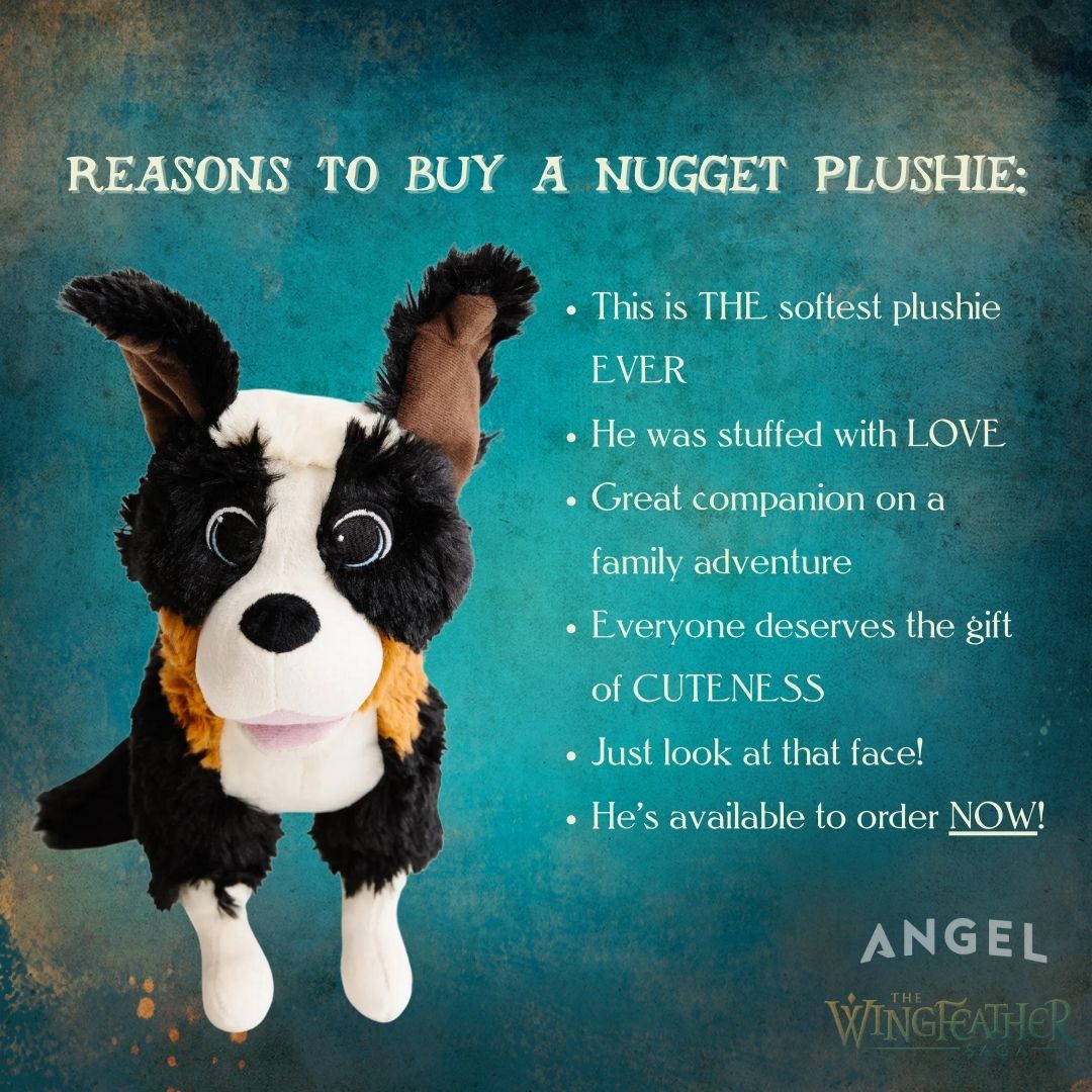 wingfeathersaga's tweet photo. The cutest plushie in all of Aerwiar is here! Make sure to check it out at https://t.co/FnLJQ4ziNp. Just keep him away from the waters of the First Well. We are not responsible for what happens next. #WingfeatherSaga #WingfeatherMerch https://t.co/kE30by4q5a