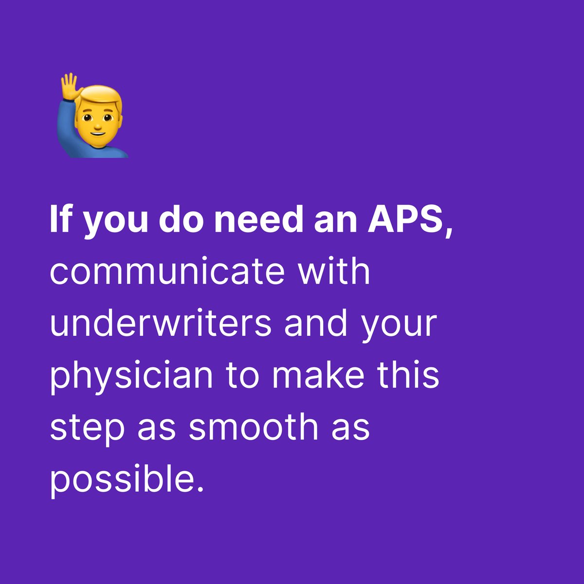 An APS, or attending physician statement, if one of those things that some life insurance companies might ask for. It's not common, but if you do need one, our blog post will help you through the process. meetfabric.com/blog/will-i-ne…
