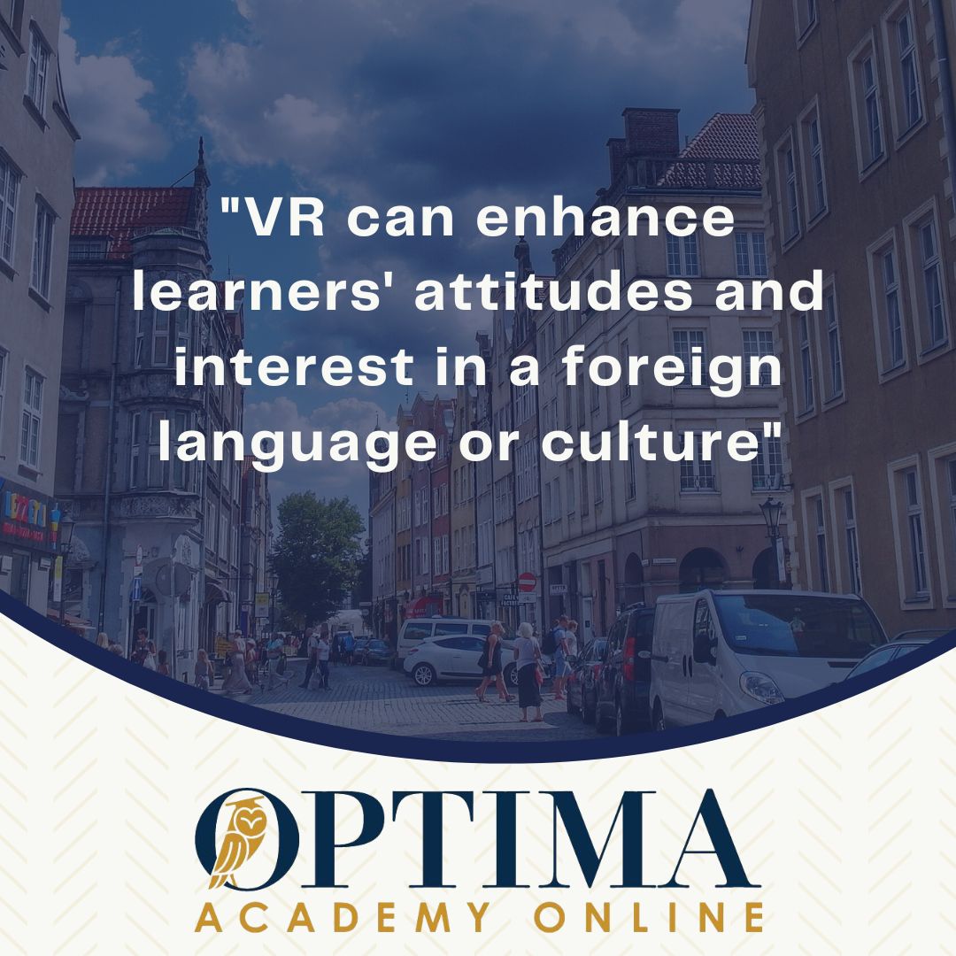 This study by the University of Arizona shows that VR can enhance learners’ attitudes and interest in foreign languages, help students gain knowledge about cultural aspects, and increase engagement and motivation towards learning a foreign language.

files.eric.ed.gov/fulltext/EJ130…