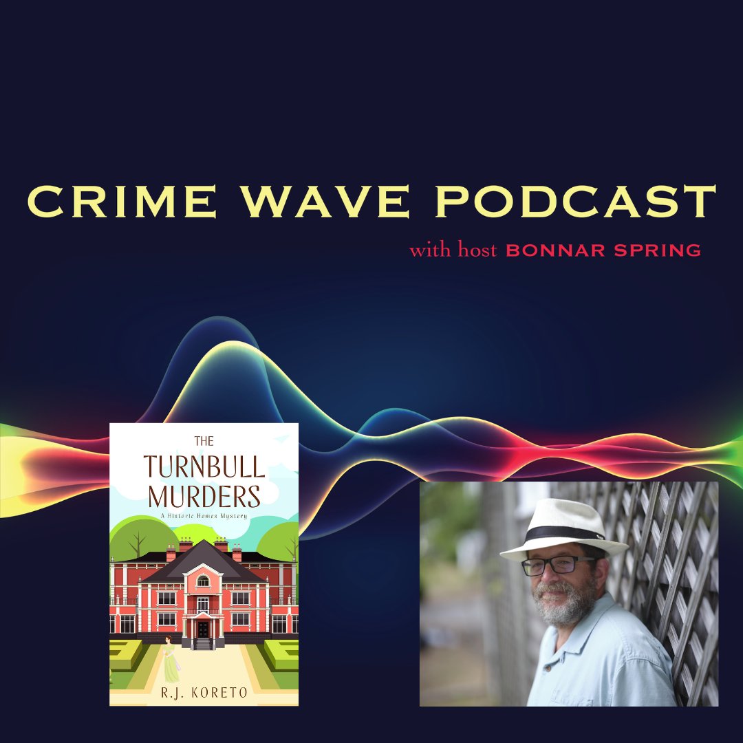 Please tune in for my first Crime Wave episode, a wide-ranging conversation featuring R.J. Koreto, author of historical mysteries.
You can listen wherever you get your podcasts! Google Authors on the Air.