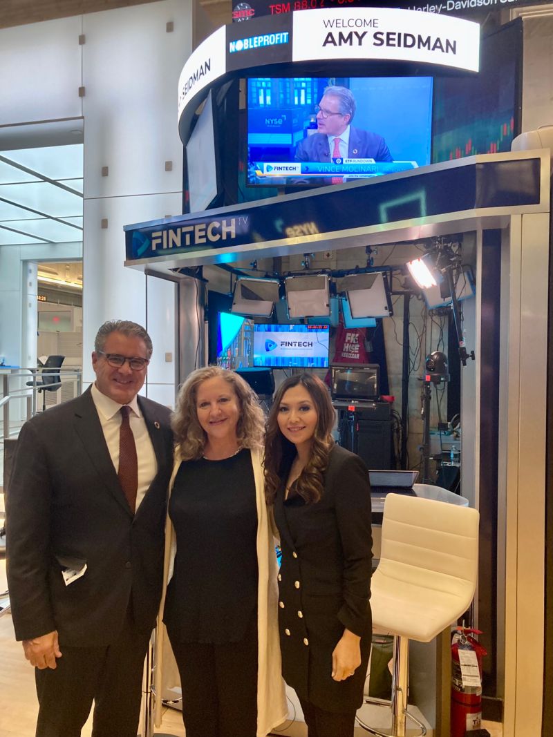 At the NY stock exchange for an interview with  <a href="/nobleprofit/">Noble Profit</a> and <a href="/FintechTvGlobal/">FINTECH.TV</a> on how we are leveraging deep tech for transparency for the flow of resources. During this important window of time, we can rapidly scale solutions, solve #climate crisis and meet the  #SDGs.