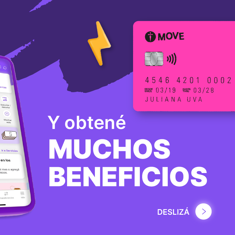 BancoGalicia's tweet photo. ¿Todavía no sos Galicia Move?
😉 Abrí tu cuenta gratis
😎 Disfrutá los mejores beneficios
🤑 Hacé rendir tu plata día a día
Sólo en 5 minutos y desde la APP