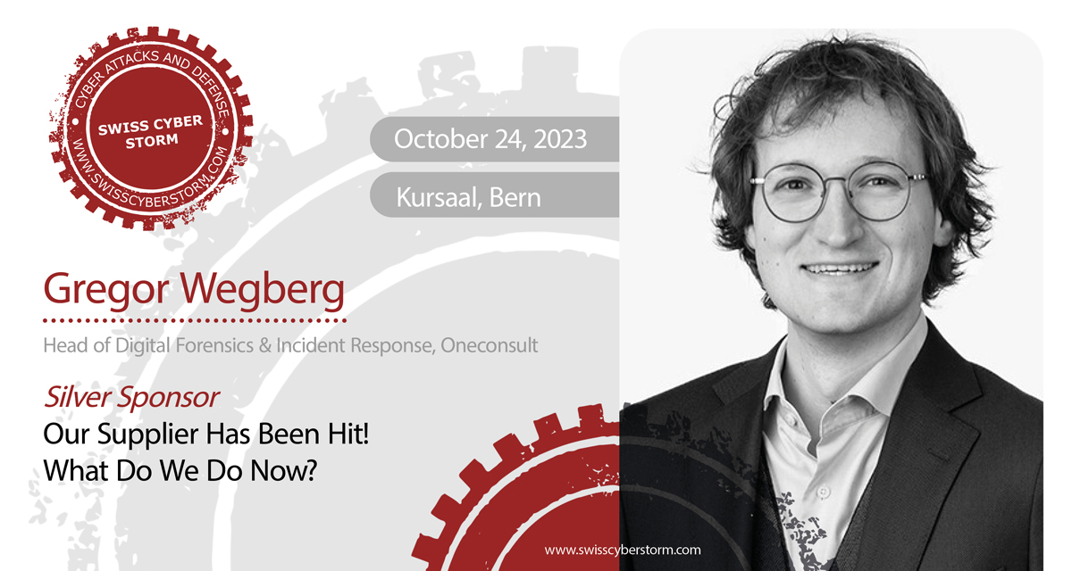 Proud to present <a href="/OneconsultAG/">Oneconsult AG</a> as a Silver Sponsor of <a href="/swisscyberstorm/">swisscyberstorm</a> 2023.
Don't miss the sponsor talk by <a href="/gwegberg/">Gregor Wegberg</a> at the 10th edition of SCS on October 24, Kursaal Bern.
Program: lnkd.in/d52RpEnH
Tickets: lnkd.in/eTXQRjnP
 
#SCS23 #cybersecurity