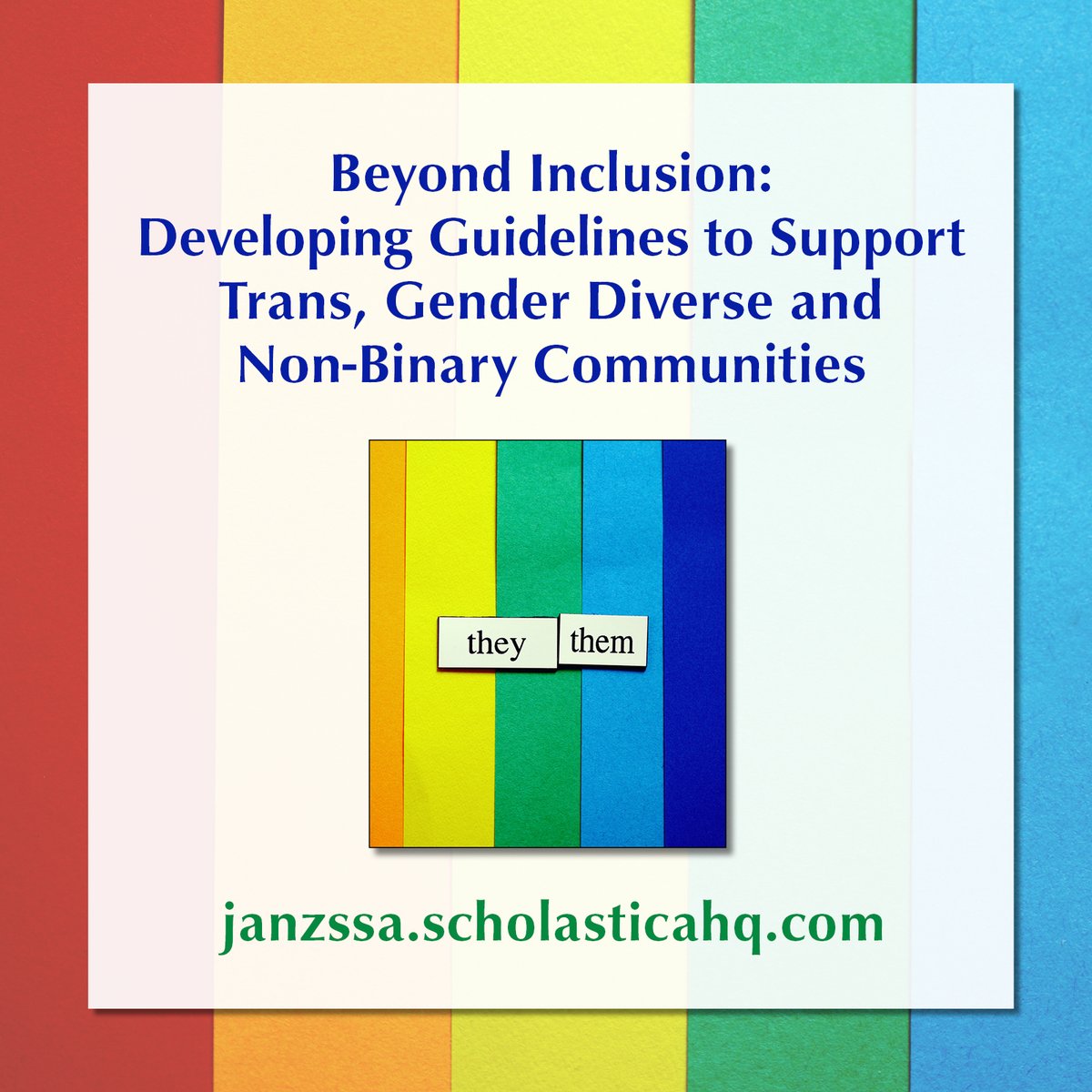 Student services folks… How are you meeting the unique needs of your #trans, #GenderDiverse and #NonBinary students? 

New #JANZSSA article by @StevieMLane & Casey Thomas outlines the development of @EdithCowanUni's innovative #TGDNB Support Guidelines. janzssa.scholasticahq.com/article/87775-…