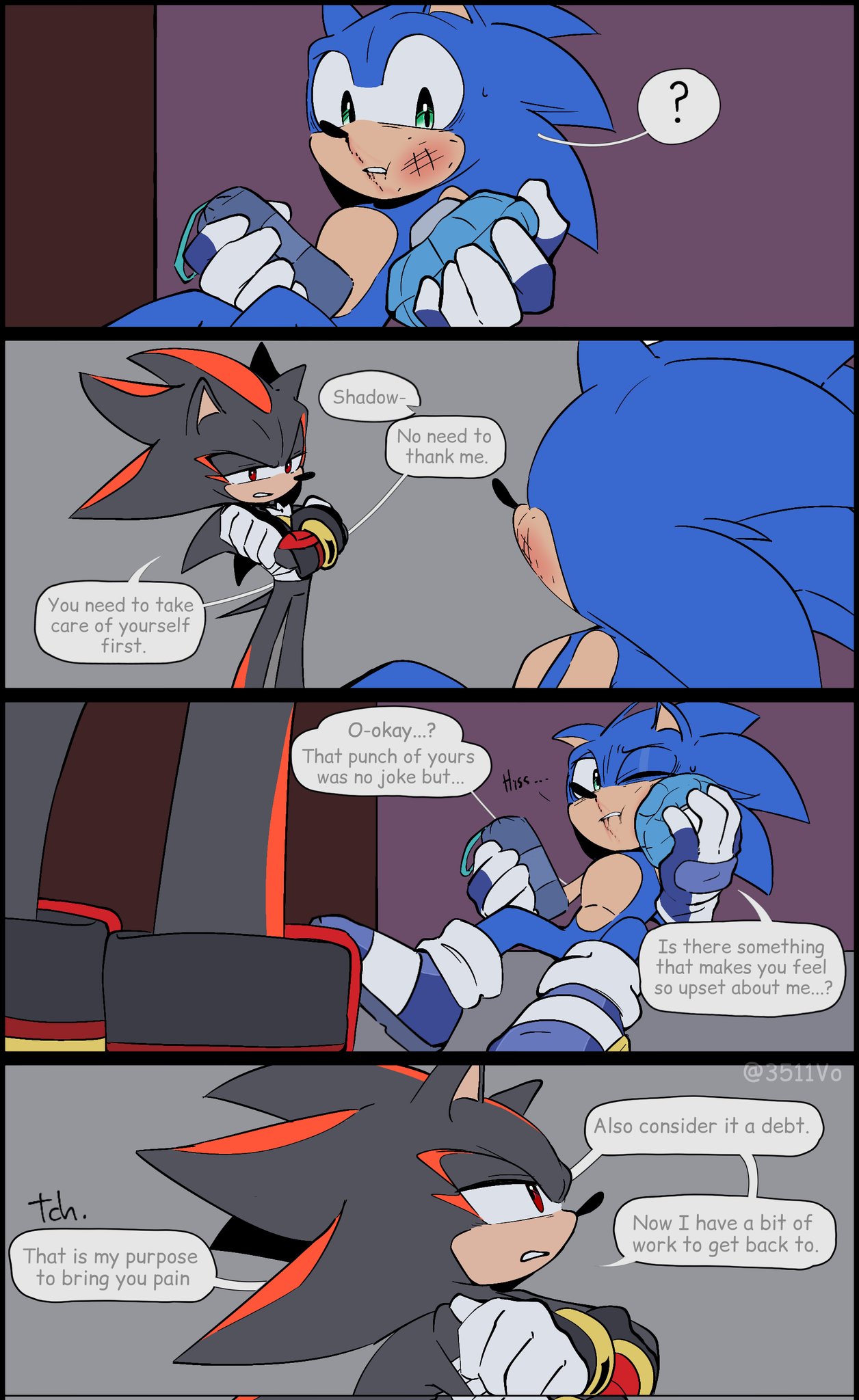 Sonic Made Shadow Uncomfortable - Comic Dub 