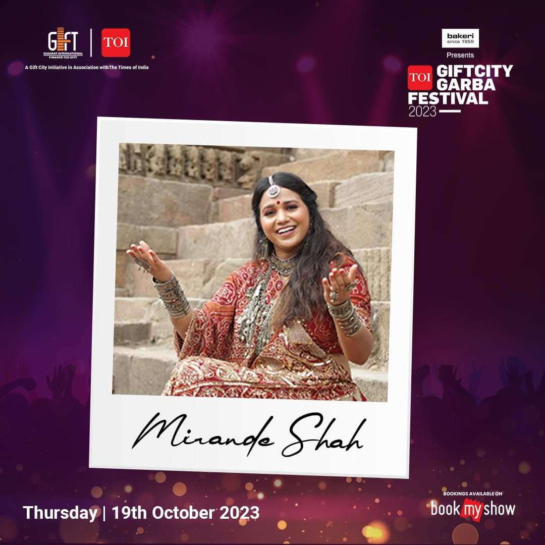TOI GIFT City Garba Festival 2023 <a href="/TOIAhmedabad/">TOI Ahmedabad</a> <a href="/Mirande_Shah/">mirande shah</a>