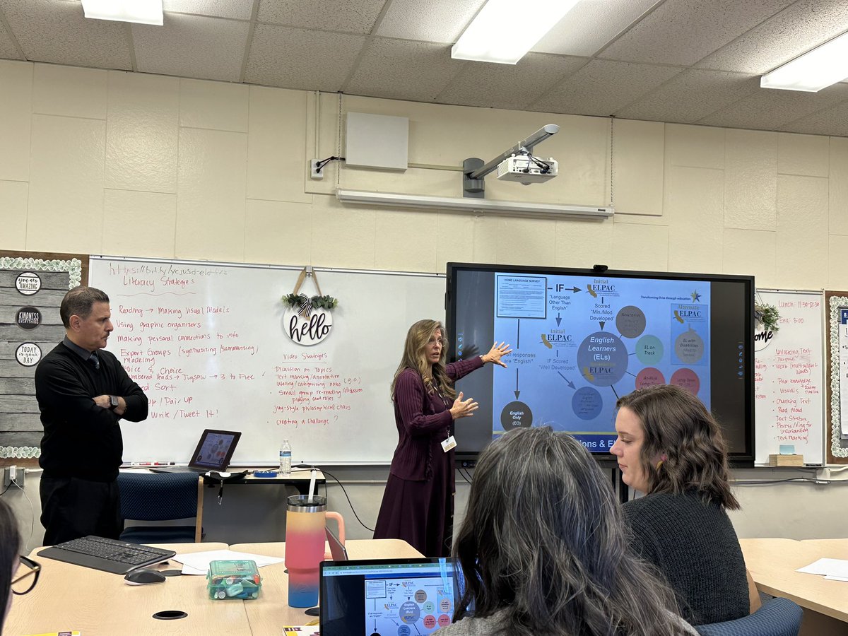 SBCSS_MultiEd's tweet photo. Uplifting work today w/ 2nd Grade Teachers from Yucaipa-Calimesa JUSD @ycjusdes as they made collective sense of #IntegratedELD & #DesignatedELD. Navigating towards #EducationalEquity w/ guidance from the EL Roadmap. Grateful for Dr. Susan Brownโs leadership & advocacy. https://t.co/vHg4tUIvJl