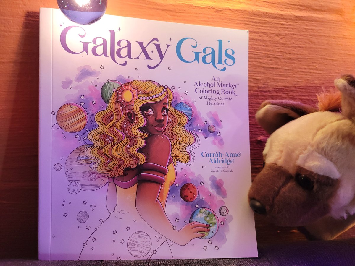 Galaxy Gals: An Alcohol Marker Coloring Book of Mighty Cosmic