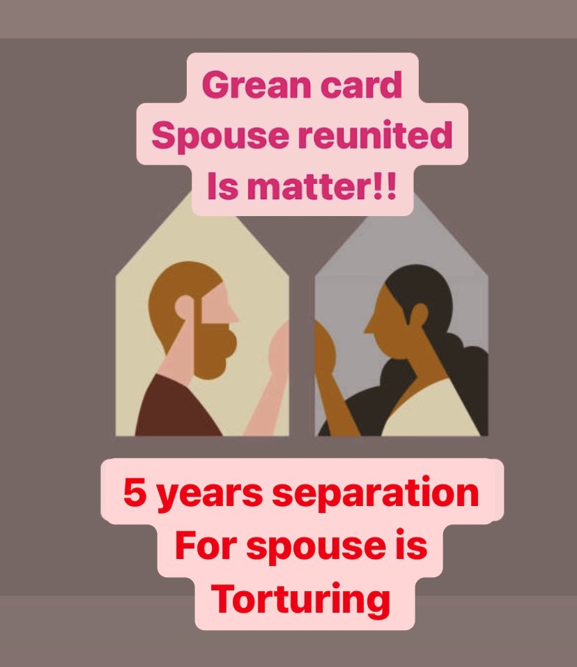 @TravelGov Spouse of #greencard holders are completely overlooked .

5 years #sepration 
5 years #depression 

#f2avisa