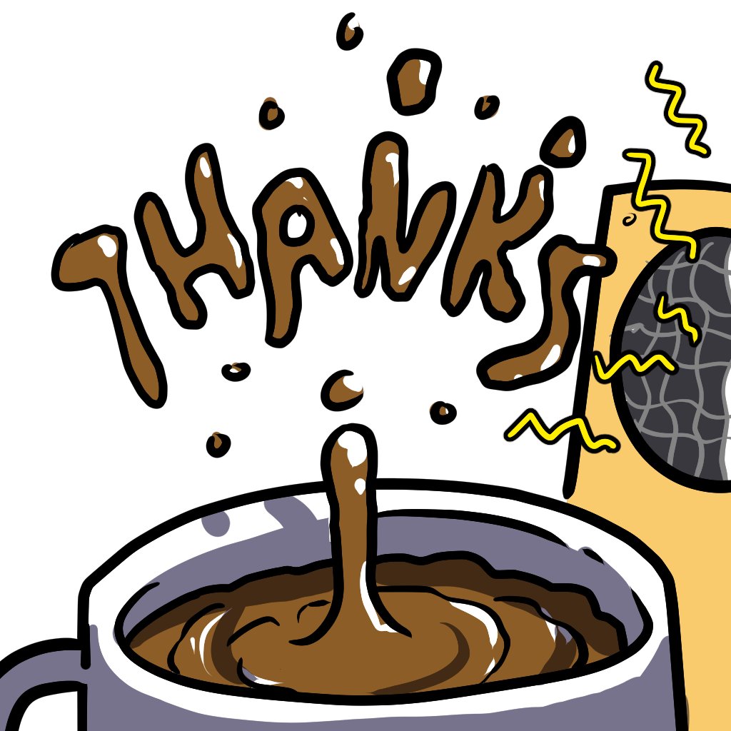 Coffee + thank you + wavelength
