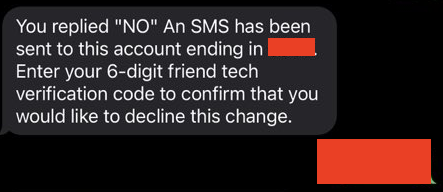 0xQuit's tweet image. Friendtech user @digging4doge just got drained to the tune of ~60 eth worth of keys.

About an hour ago, he received a text informing him that a number change had been requested for his account.

He had two hours to respond or the request would be auto approved. This was, of
