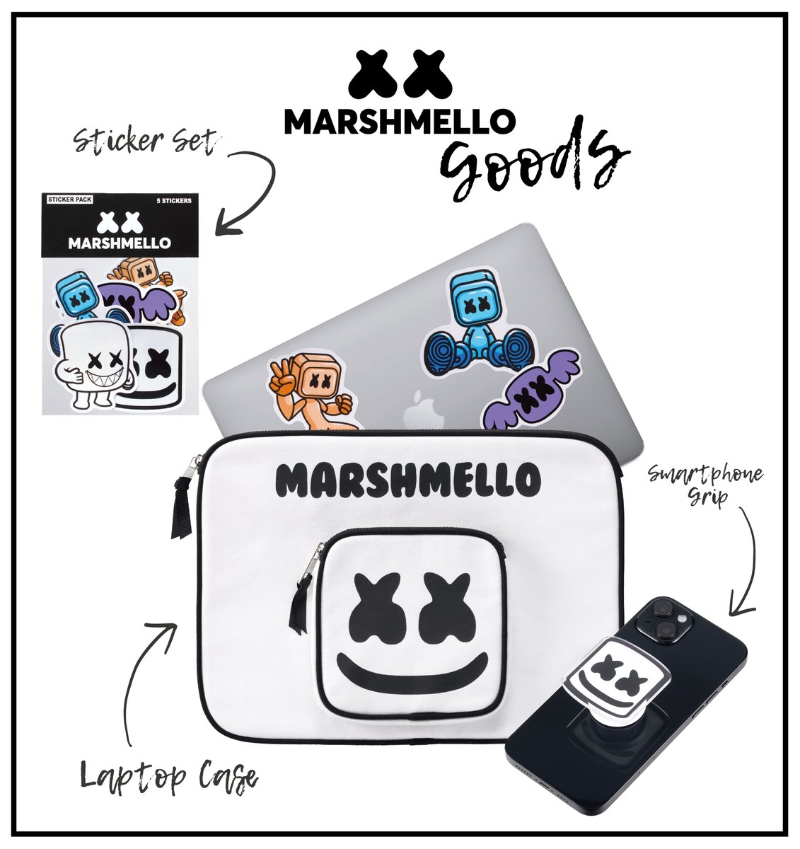 マシュメロ様用 Marshmello JAPAN TOUR 2023」 オフィシャル・グッズ先行販売中