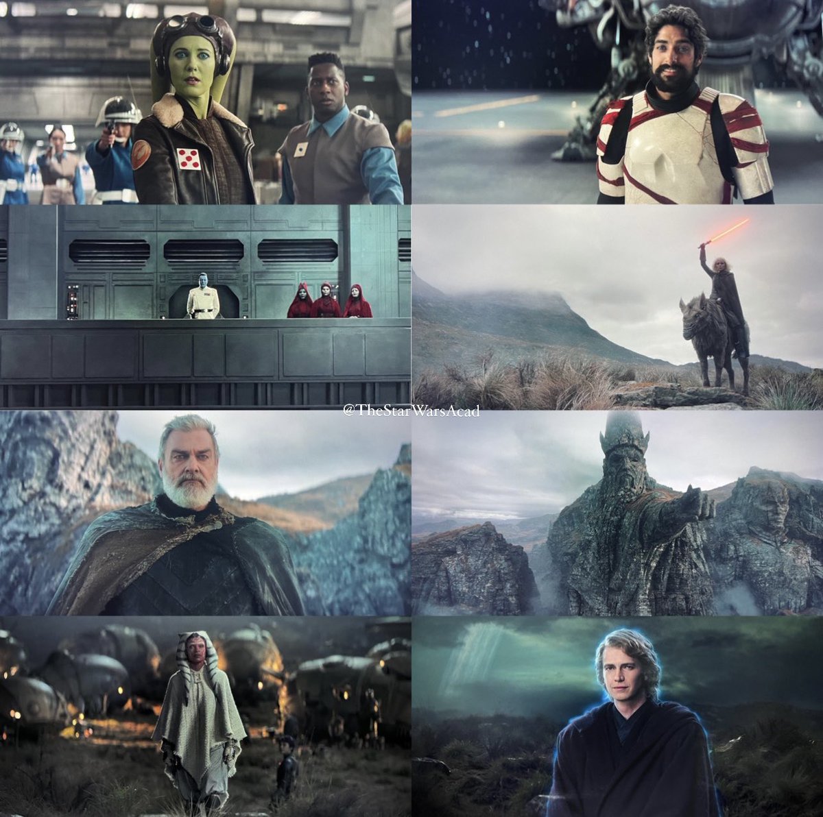 TheStarWarsAcad's tweet photo. Ahsoka ended with major cliffhangers all around. I’m so excited to see what the future has in store for these characters and their stories! #StarWars https://t.co/YqPiTGFbJg