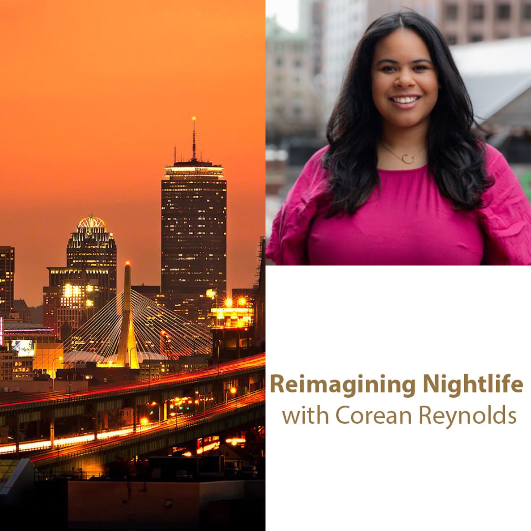 Tomorrow! The Greater Boston Chamber of Commerce is hosting a conversation with Corean Reynolds, Director of Nightlife Economy for the city of Boston! Sign up at the link in our bio to join the conversation!