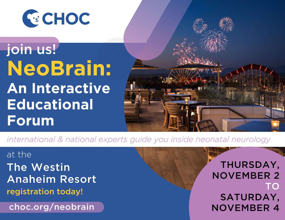 Choc.org/NeoBrain 

#neonatology #neonatalneurology #neurology #nicu #neuro #MedTwitter #MedEd #neotwitter