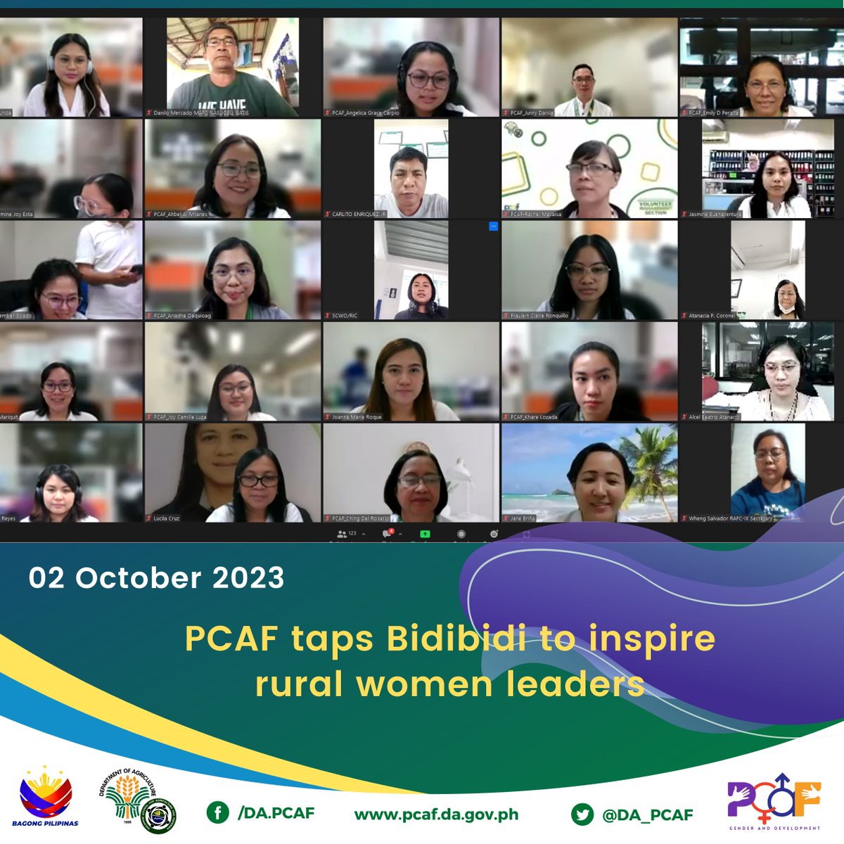 DA_PCAF's tweet image. #PCAFSupports | As colorful as her creations, Bernadette “Bidibidi” de los Santos narrated “herstories” on how she strived to rise above the challenges and inspire rural women in Baao, Camarines Sur.
#RuralWomensMonth
#BidiBidi