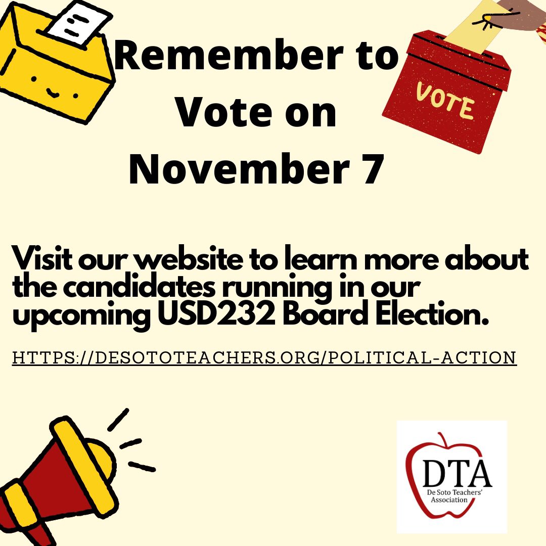 De Soto Teachers' Association tweet media