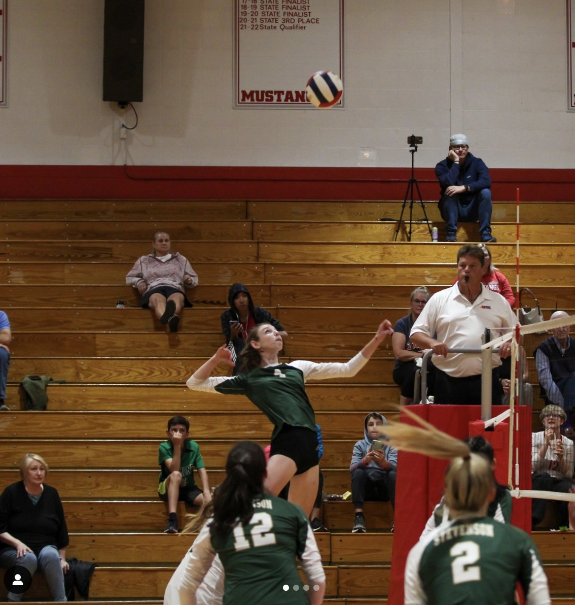 Stevenson High School Senior Outside Hitter Brynn Smith has had an amazing 4 match stretch. Smith has tallied 44 kills and only 2 hitting errors on 76 attempts (.553).