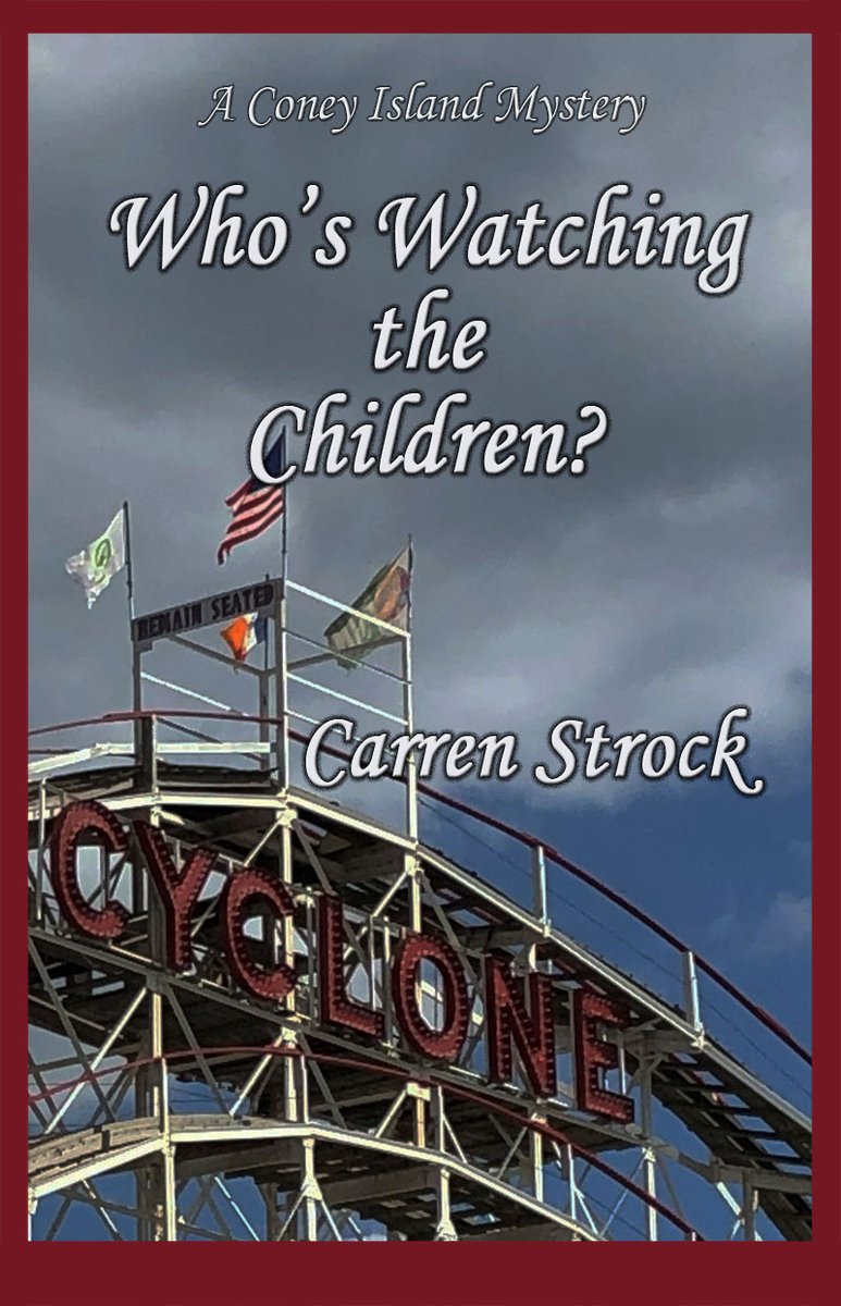 CarrenStrock's tweet photo. The second in my Coney Island mystery series, "Who's Watching the Children", will be out January 2nd. You don't have to read the first in the series, "In the Shadow of the Wonder Wheel" to enjoy the second, but you just might like to. https://t.co/AtKpxRaAQX