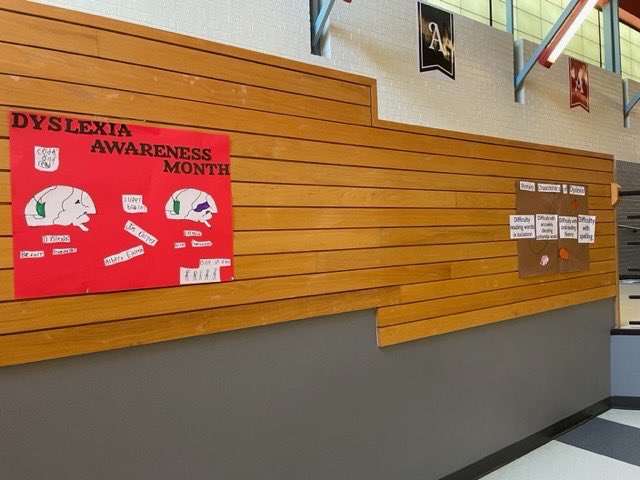 October is Dyslexia Awareness Month! Kudos to students at <a href="/JODavisES1/">J.O. Davis_ES</a> for their great artwork they created to bring awareness! 🎉<a href="/mtss_iisd/">MTSS_IISD</a> #DyslexiaAwarenessMonth