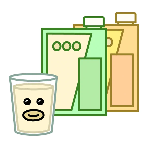 10月12日は【豆乳の日】 豆乳についての理解と関心を高めようと、日本豆乳協会が2008年に制定。日付は、12日を10(トウ)2(ニュー)と読む語呂合わせから。制定当時、国内の豆乳市場は低迷していたが記念日制定の翌年から生産量が上昇傾向に。以降7年間の年平均成長率は12%だった #あの日の地球くん