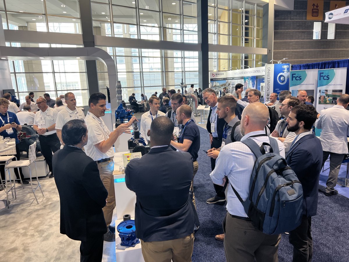 Flowserve's tweet image. Just one day left at #WEFTEC2023 in Chicago.

For the past two days, the crowds have gathered around #Flowserve Booth 4404 to see solutions for the water industry, digital water, predictive analytics with RedRaven, and our reliable pump solutions. 
 
ow.ly/TzNx50PSGXv