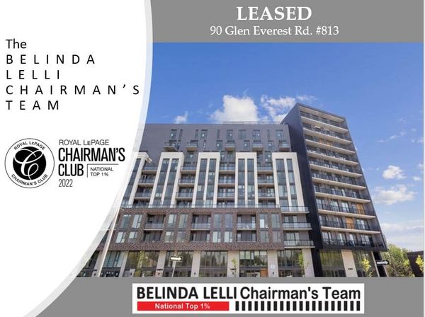 Just Leased! 90 Glen Everest Rd, Unit 813!
Stunning Brand New Corner Unit with 2 Outdoor Spaces!
Ready to elevate your lifestyle? Contact The Belinda Lelli Chairman's Club Team, for executive lease opportunities today! 
#BelindaLelliTeam #ExecutiveLease #LuxuryRental #buyeragents