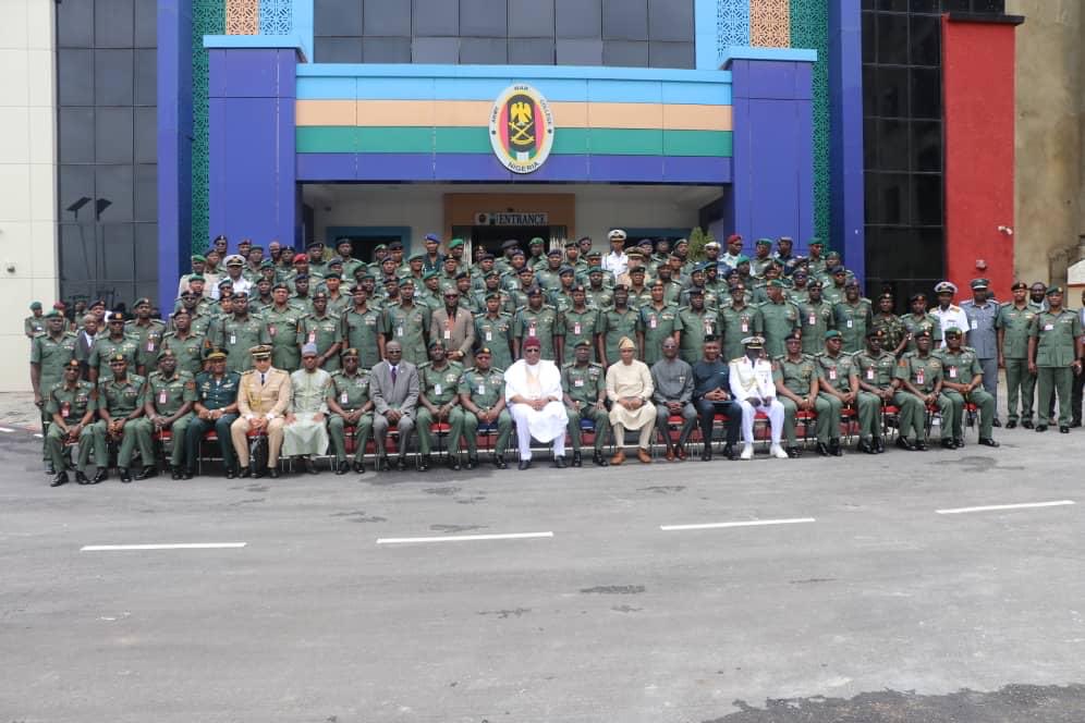 MYPD2020's tweet photo. I delivered the Graduation Lecture today at the Army War College Nigeria for Course 7/2023 on "COORDINATING MECHANISM FOR EFFECTIVE PROTECTION OF NATIONAL CRITICAL ASSETS AND INFRASTRUCTURE IN NIGERIA" https://t.co/KIXzPTczG1