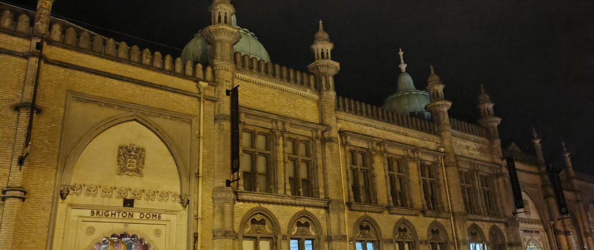realdocatherton's tweet photo. Lovely evening at @brightdome in aid of @Sarcoma_UK to see @adamhillscomedy @suziruffell @AngelaBarnes @jpattersoncomic @TheRealJackDee &amp; Romesh Ranganathan for a bloody amazing night of comedy with my lovely @drunkendonna 
So funny and well worth it! #thankyou https://t.co/EmesAaObcS