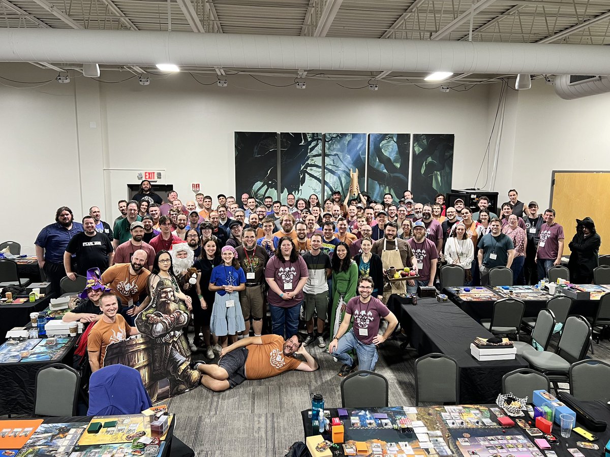 I forgot to post anything during Con of the Rings. But here’s a few pics: the 2 best Cotr crew pics (all who went but Matt can be seen in both), Grey Co with Teddy subbing for Ian, the group pic. I’ll get the vlogs done at some point here too